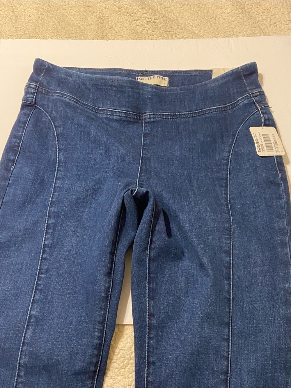 We The Free Double Dutch Pull-On Slit Skinny Jeans Size Small Brand New - Picture 9 of 13